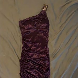 One shoulder mini dress